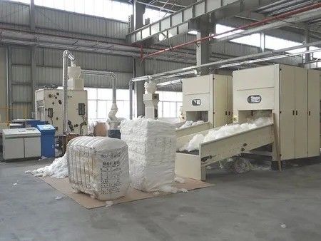 400 किलोग्राम/घंटा 100 ग्राम से 800 ग्राम तक फिल्टर फील्ड सुई छिद्रण उत्पादन लाइन